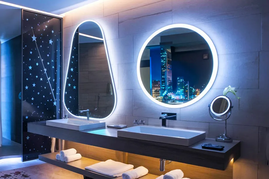 meilleur fournisseur chinois de miroirs à leds pour l'hôtellerie