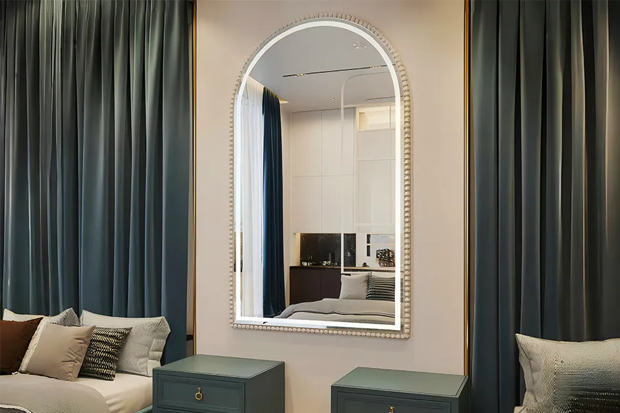 miroirs à led personnalisés avec cadre