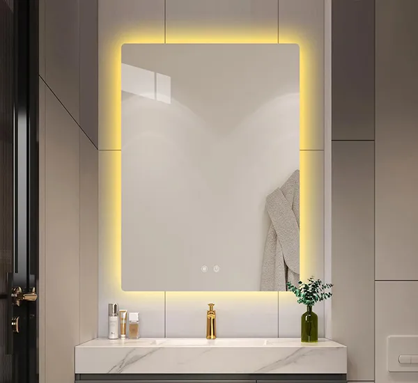 oem vertical rectangle led mirrors