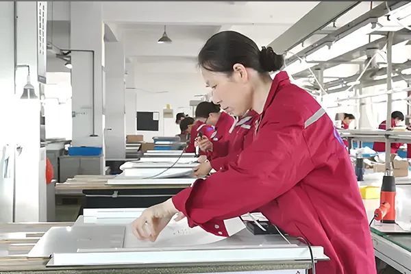 Ligne de production de miroirs à diodes électroluminescentes shein