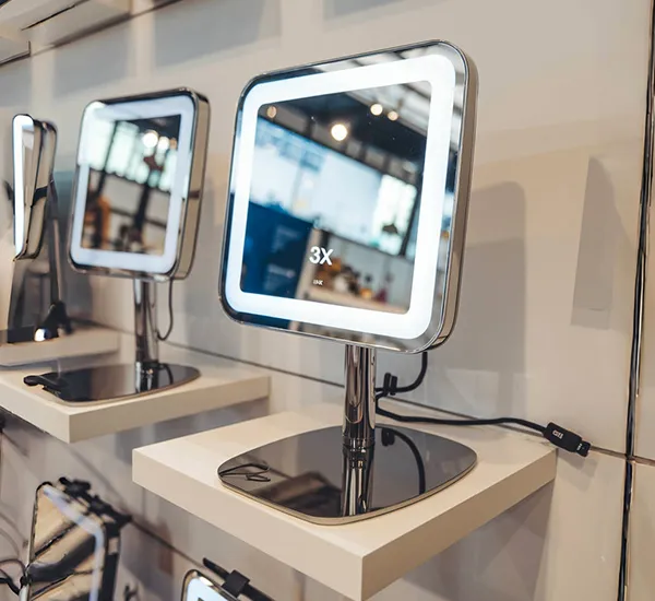 miroirs de courtoisie carrés