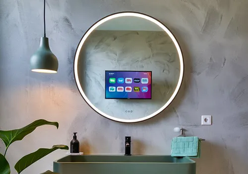 shein factory production tv mirrors