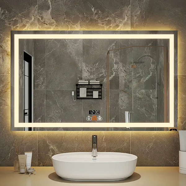 china rectángulo led espejos de baño facotry