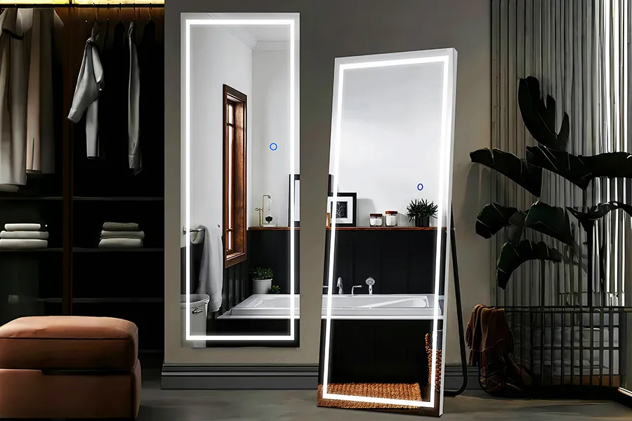 custom light up full body mirrors