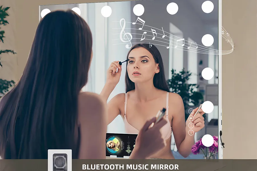 hollywood spiegel mit bluetooth