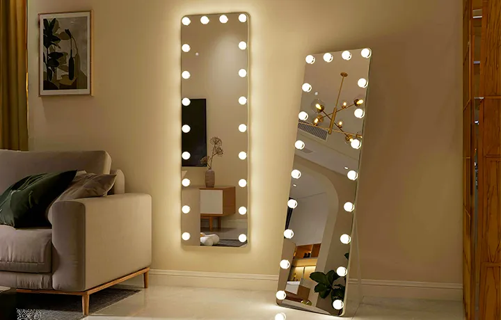 illuminated full length mirror factory