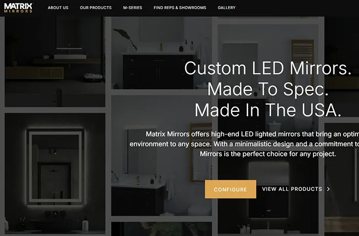 matrix mirror company