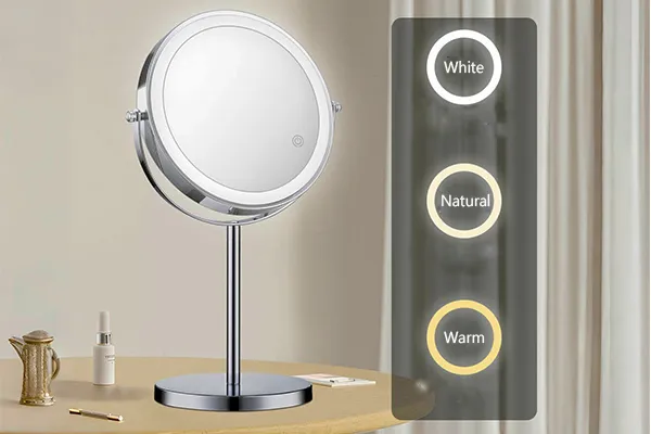 éclairage led dimmable pour miroir de maquillage