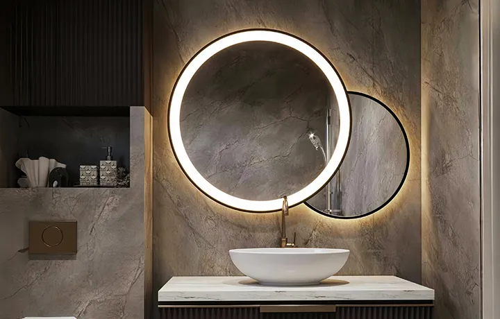 espelhos de banheiro de led exclusivos e majestosos