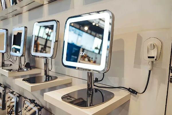 square small led cosmetic mirror factory