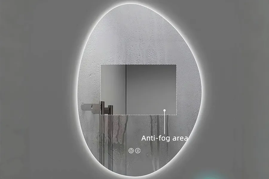 espelho de banheiro retroiluminado antiembaçante