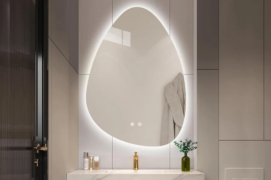 miroir de salle de bain rétro-éclairé à vendre