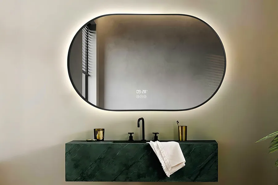 espejo de baño led antiniebla retroiluminado