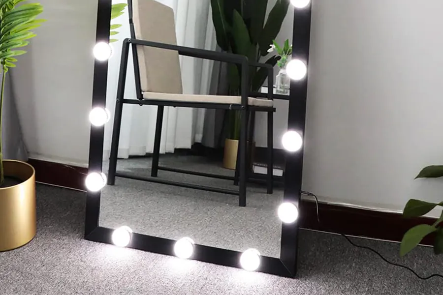 marco a medida para espejo hollywood de cuerpo entero