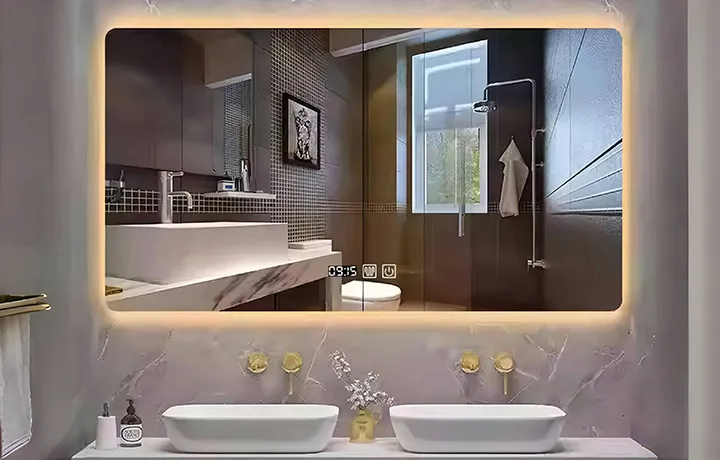 espelho retroiluminado de led para banheiro