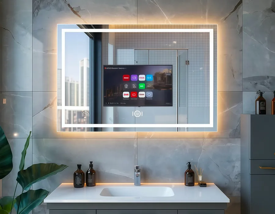 espejo tv baño led al por mayor