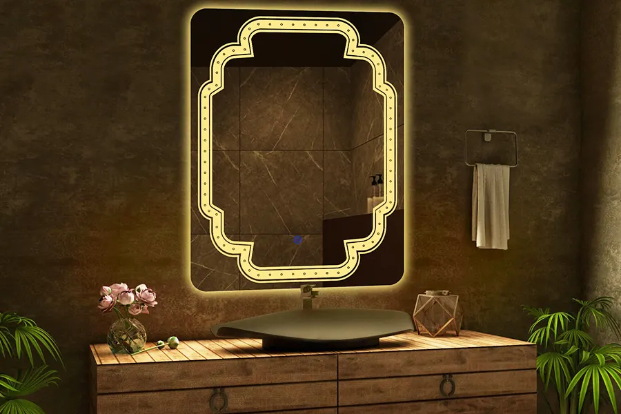 espejo led de bajo consumo para baño
