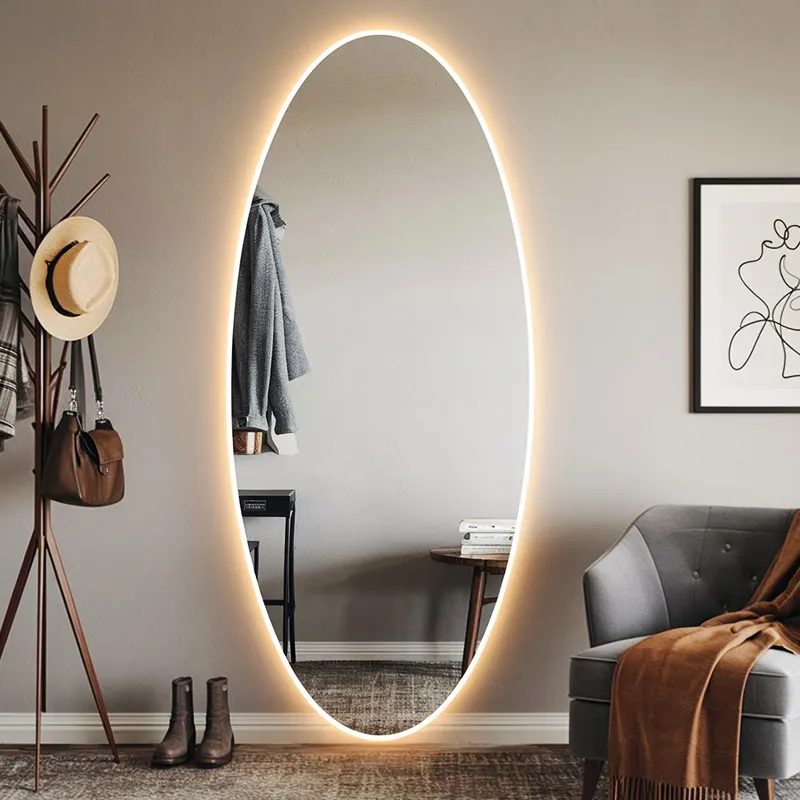 china floor length led mirror