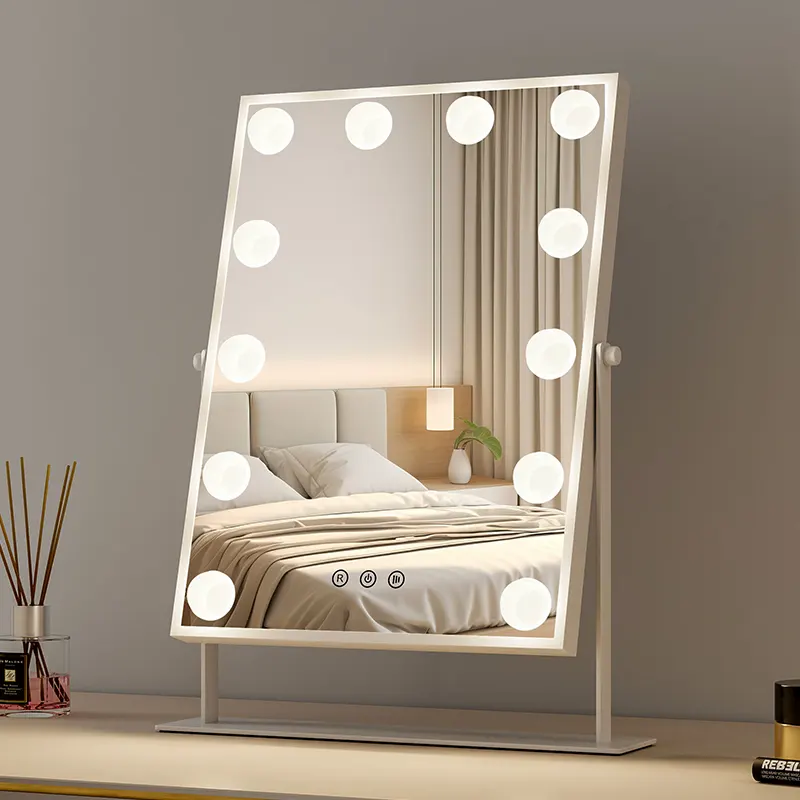 miroirs rectangulaires hollywoodiens