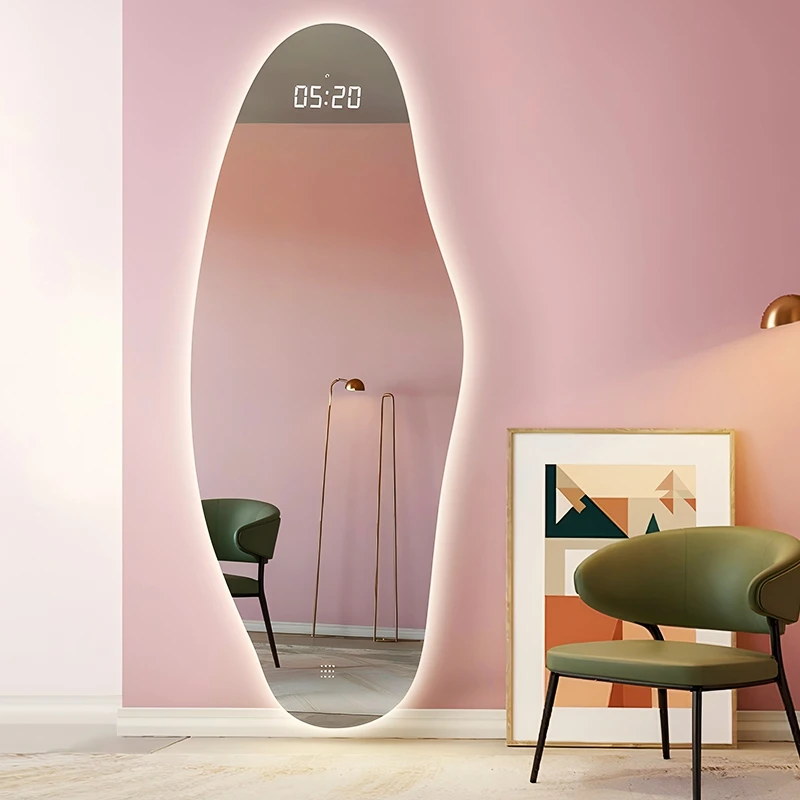 wavy led mirror full length for sale