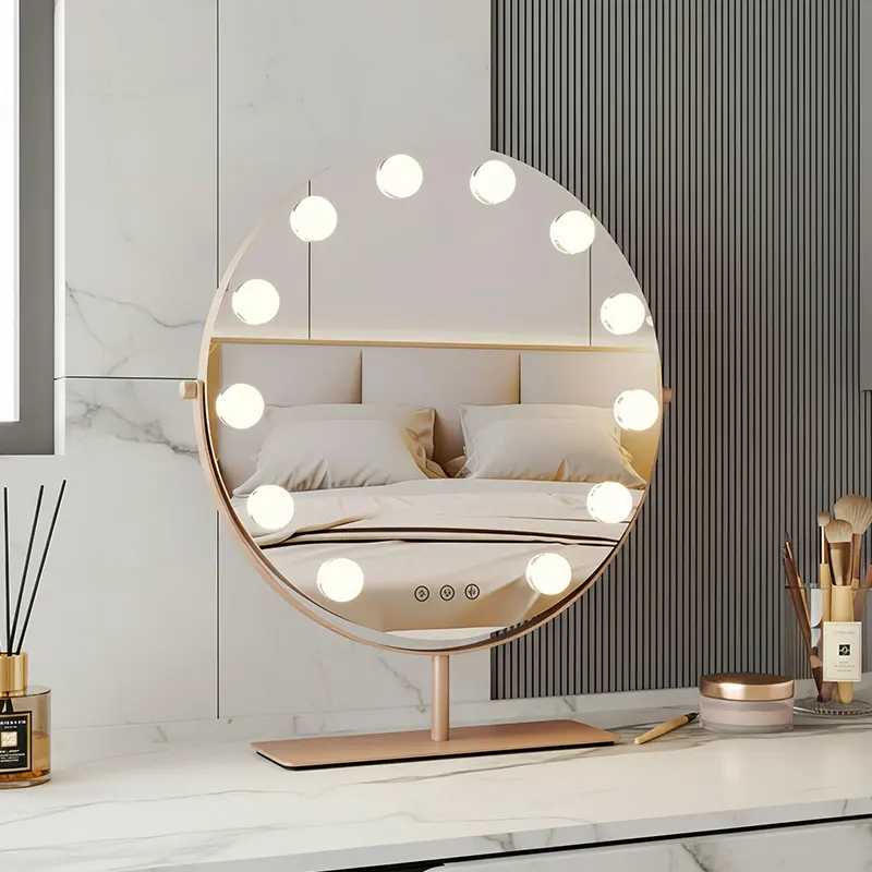 round hollywood makeup mirrror suppliers