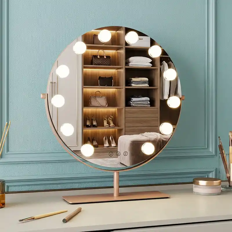 sale round hollywood vanity makeup mirrors