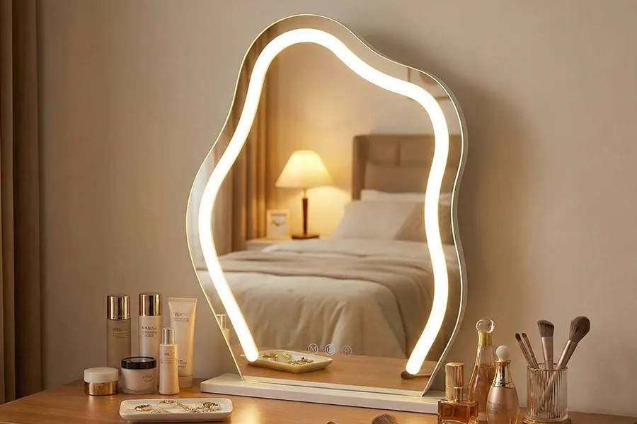 Specchi LED per camera da letto Wave in vendita