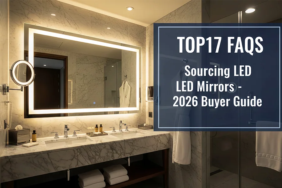 Guía de compra global 2026: Top17 FAQs Comprar fábrica china de espejos LED OEM