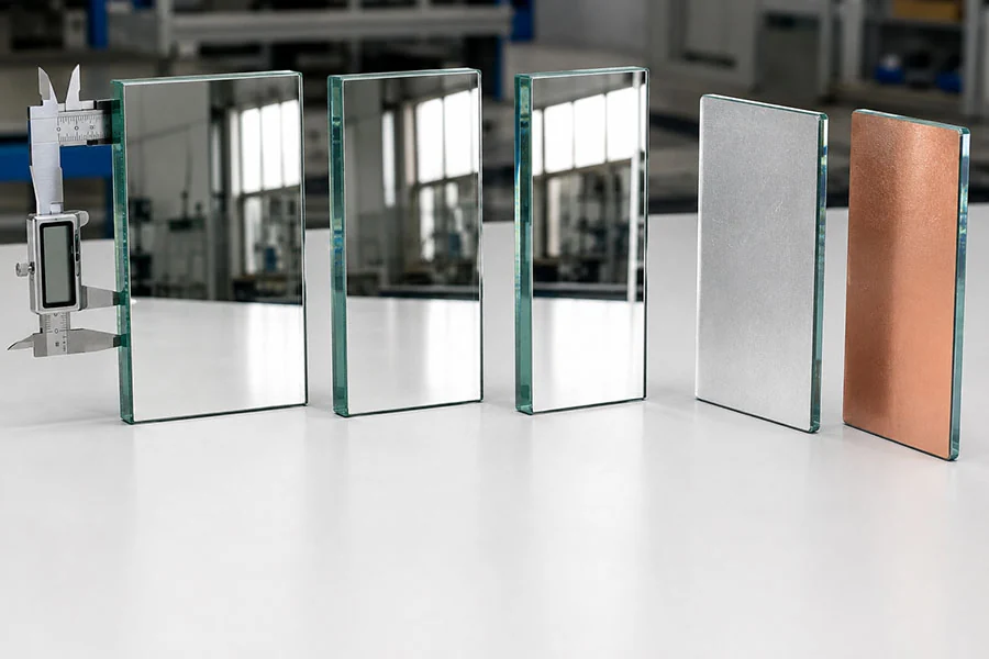 led mirror glass thickness comparison