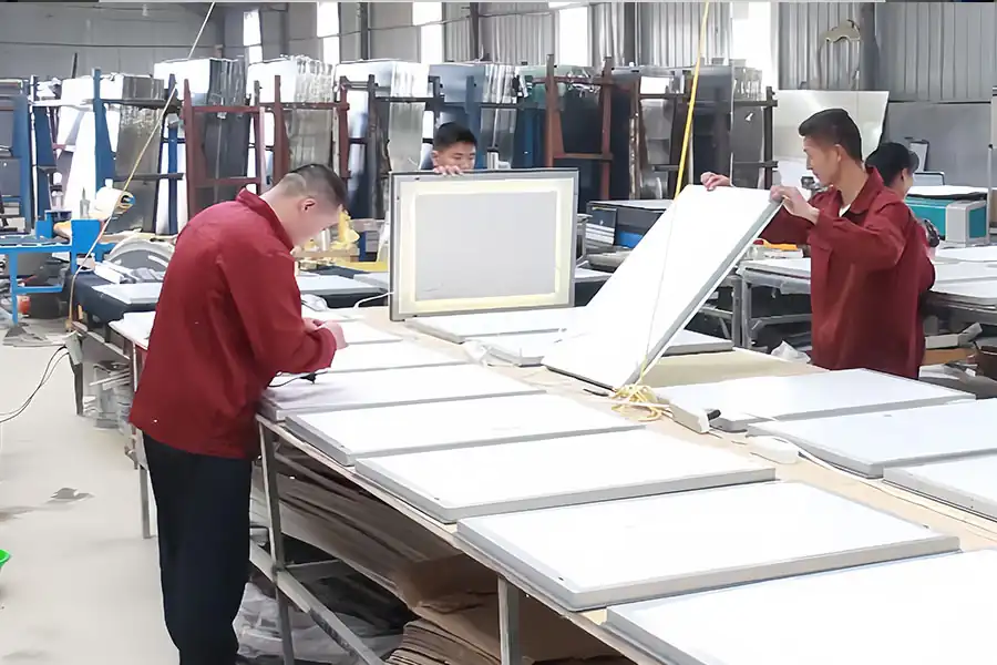 led mirror quality control inspection