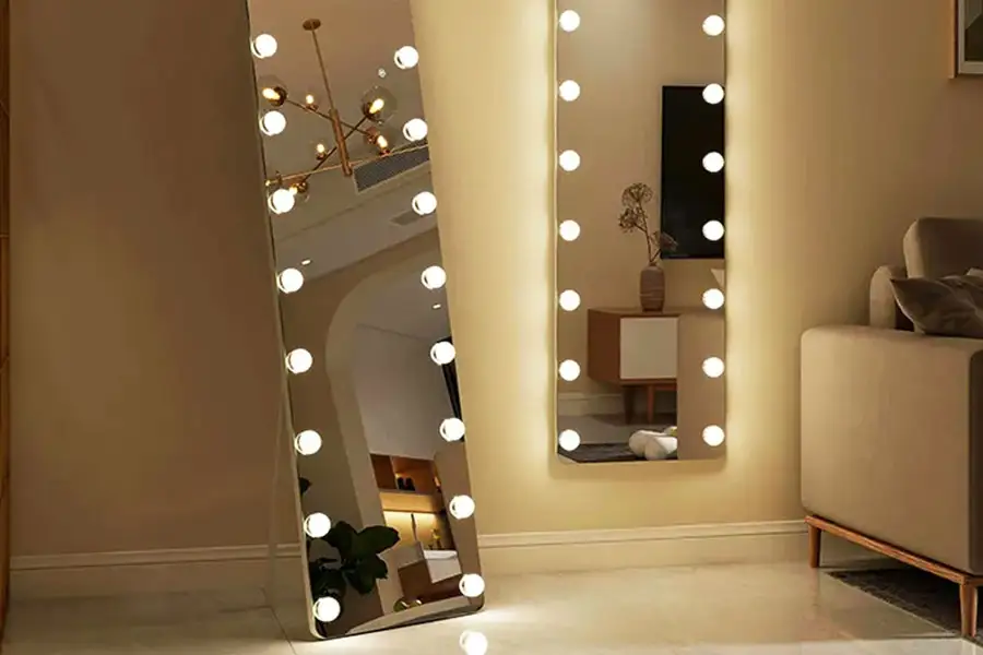 specchi LED a figura intera stile Hollywood OEM